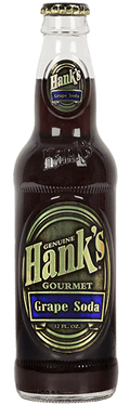 HANK'S GOURMET GRAPE SODA 6/4PK 12 oz (24 Pack)