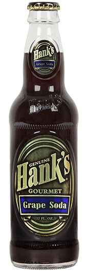 HANK'S GOURMET GRAPE SODA 6/4PK 12 oz (24 Pack)