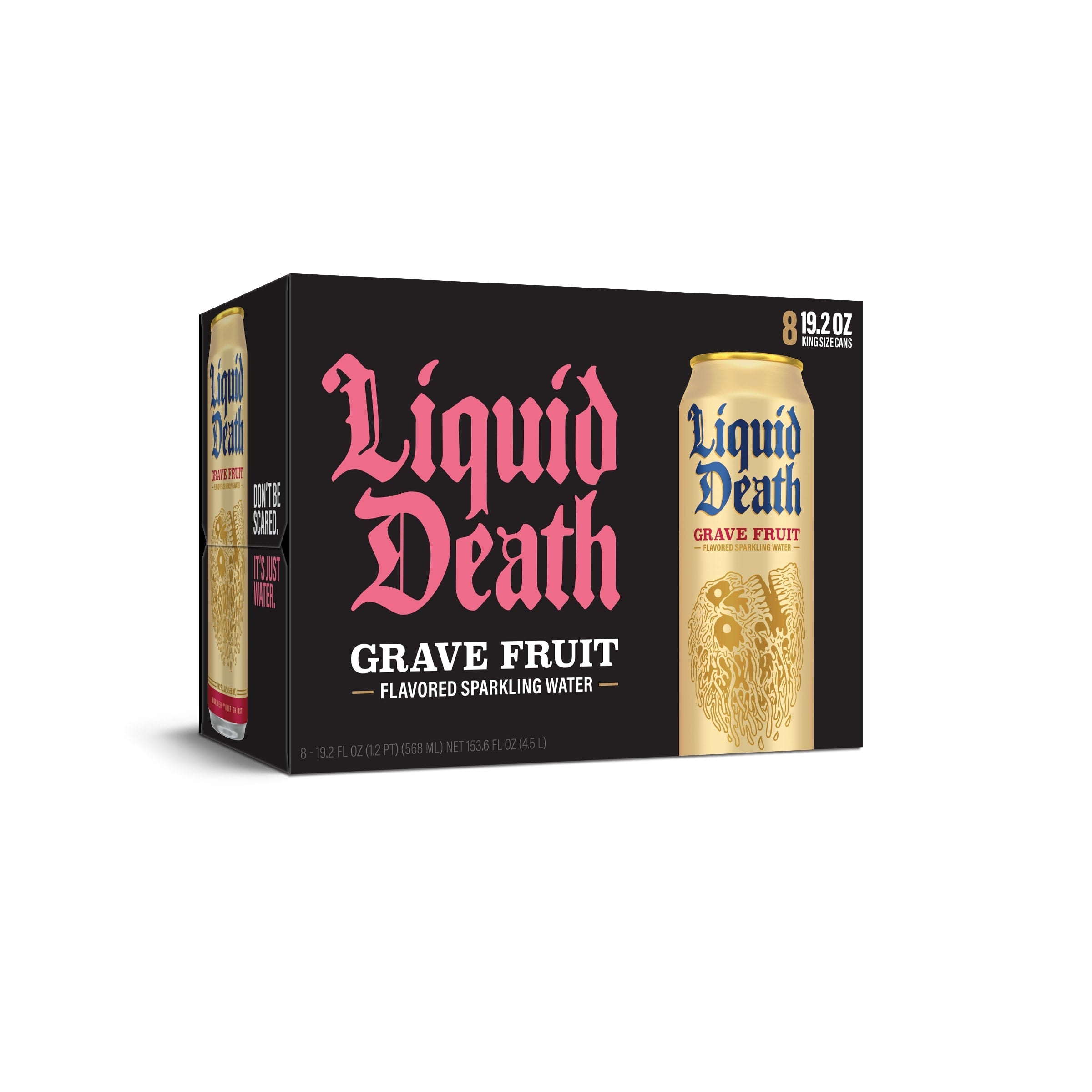 Liquid Death Grave Fruit 3x 8 Pack (19.2 oz Cans)