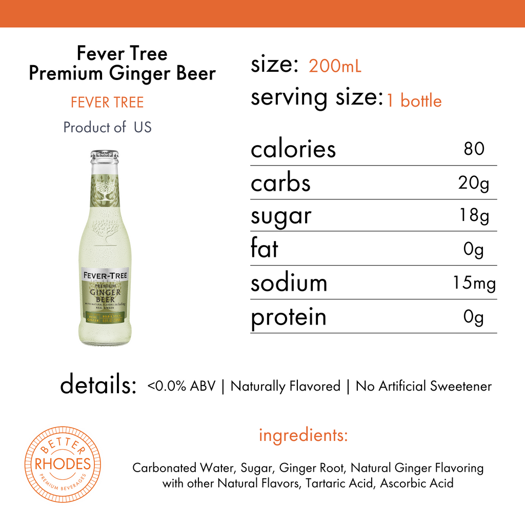 Fever-Tree Premium Ginger Beer 4-pack