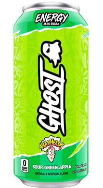 Ghost Warheads Sour Green Apple 12 Pack (16 oz Cans)