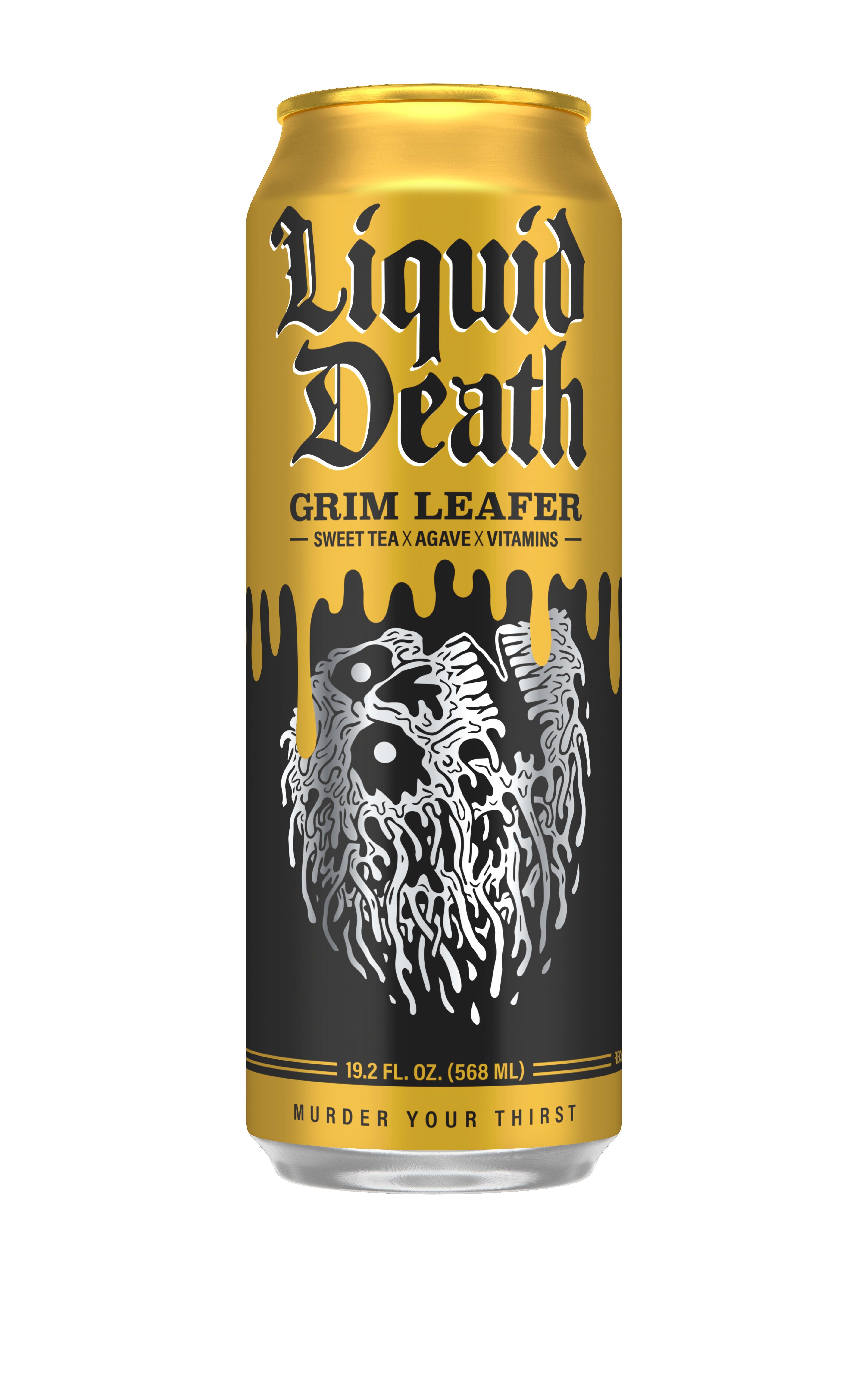 Liquid Death Grim Leafer 12 Pack (19.2 oz Cans)