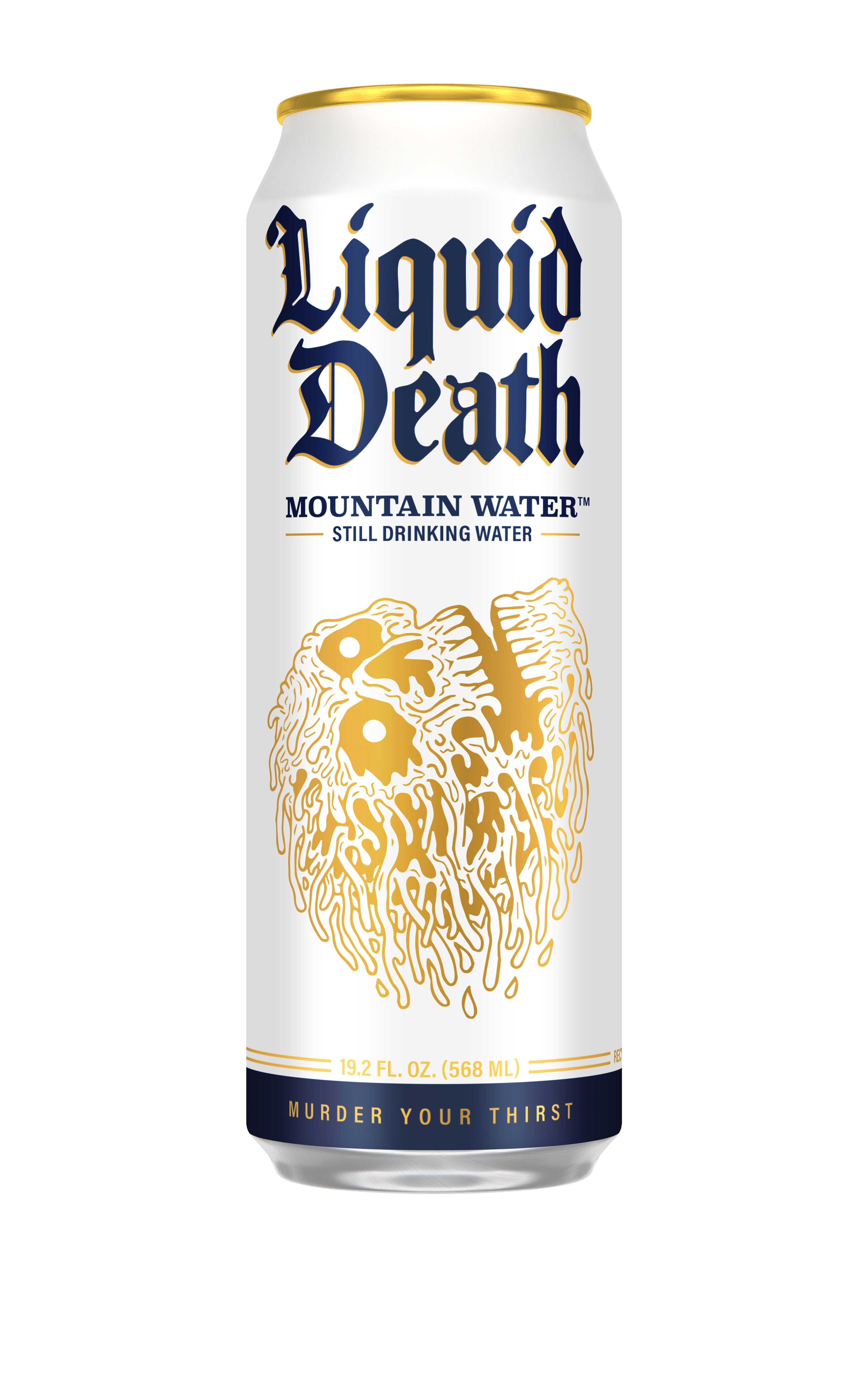 Liquid Death Mountain Water 24 Pack (19.2 oz Cans)
