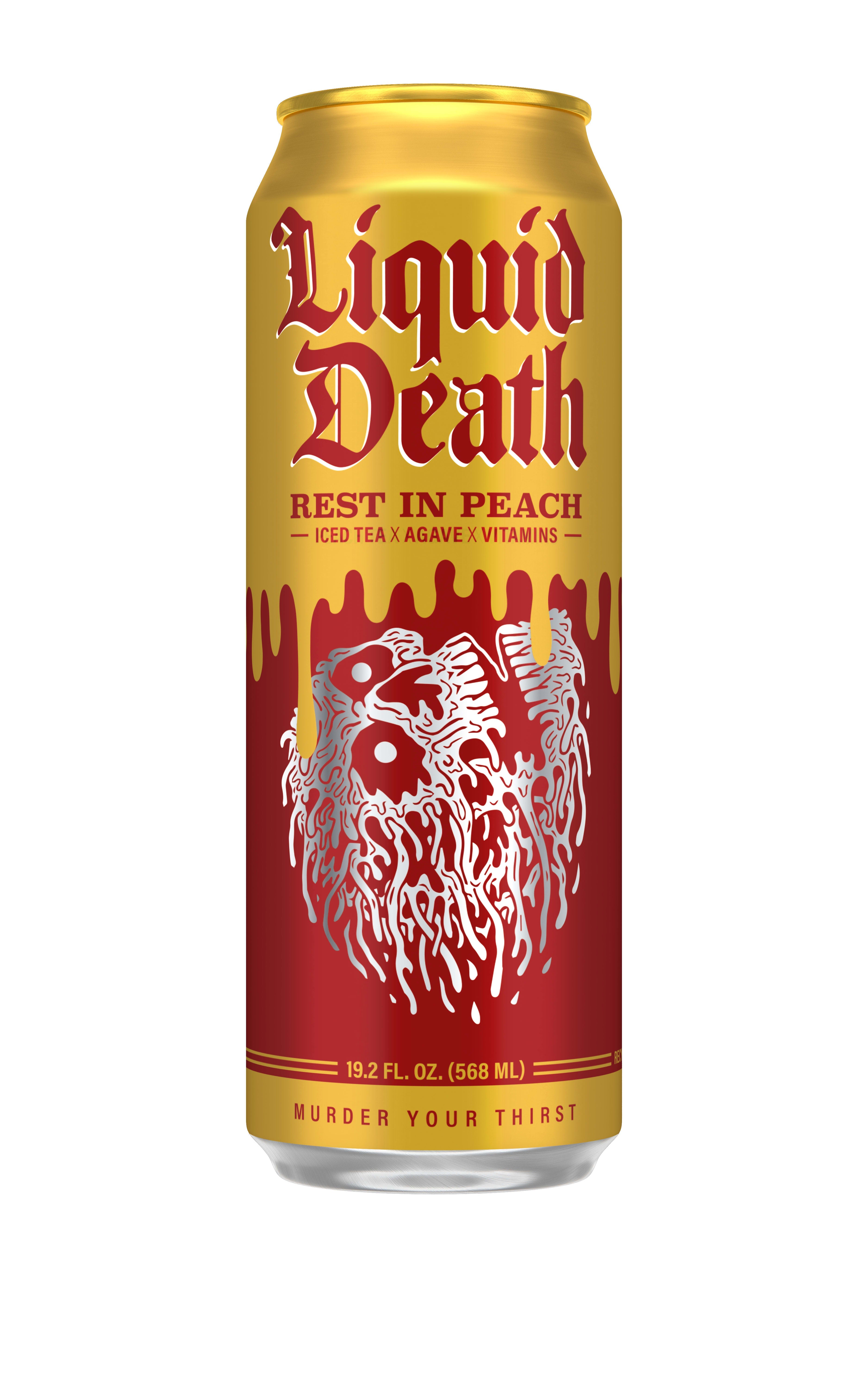 Liquid Death Rest In Peach 12 Pack (19.2 oz Cans)