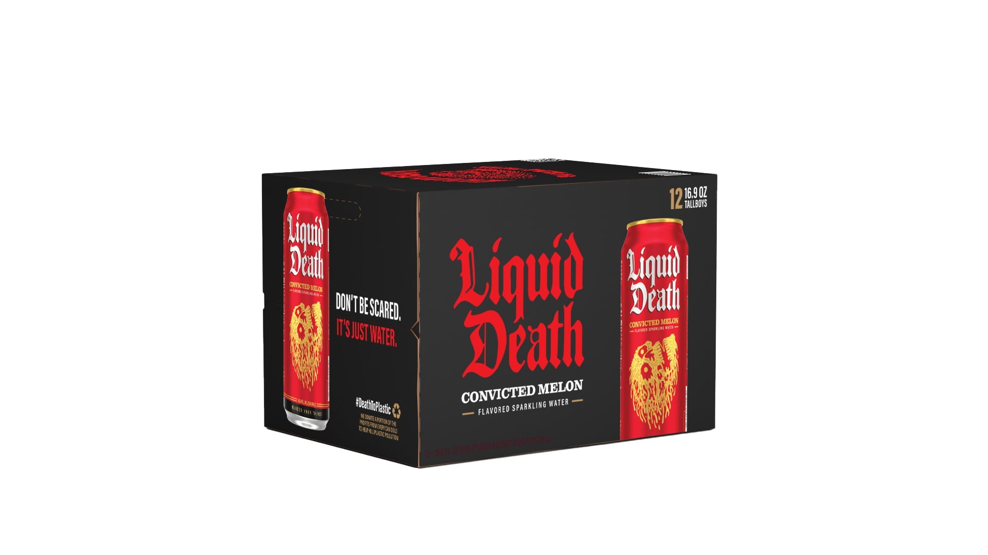 Liquid Death Convicted Melon 12 Pack (16.9 oz Cans)