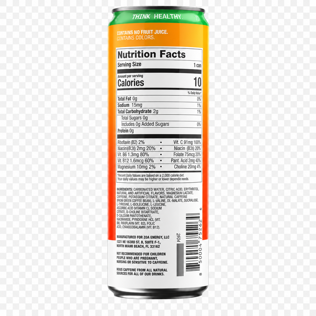 Zoa Energy Zero Sugar
