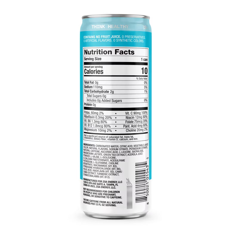 Zoa Energy Zero Sugar