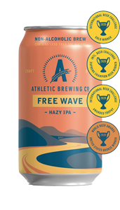 Athletic Brewing Free Wave Hazy IPA non-alcoholic