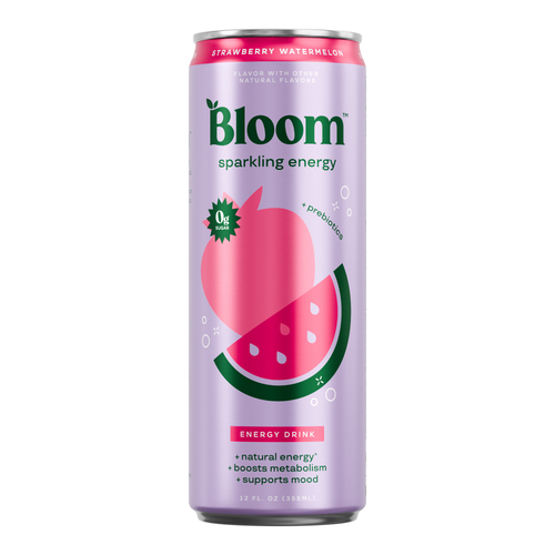 Bloom Sparkling Energy Strawberry Watermelon 12oz