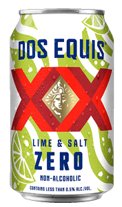 Dos Equis Lime and Salt Zero non-alcoholic lager