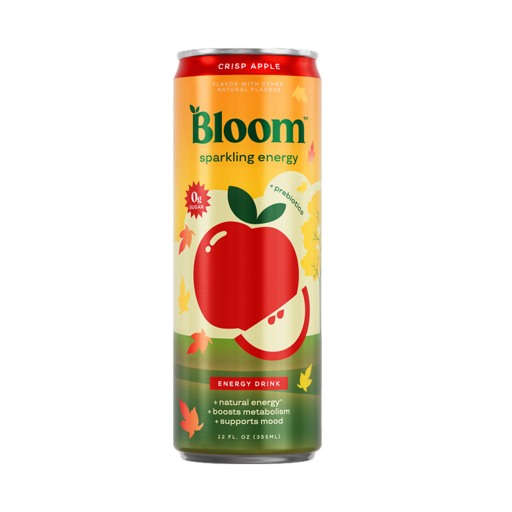Bloom Sparkling Energy Crisp Apple 12oz