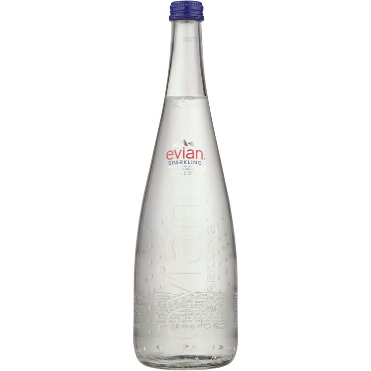 Evian Sparkling Water 750ml